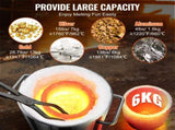 6KG Propane Melting Furnace Kit Melting Furnace Stainless Steel 2700 V952-BWRJLGMAX6KG1TP2BV0