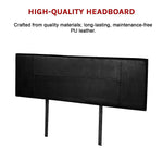 PU Leather King Bed Headboard Bedhead - Black V63-768155