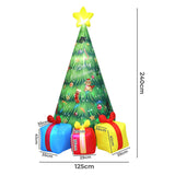 Santaco Inflatable LED Christmas Tree with Music 240CM INFL1048