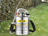 1.5Gal Stainless Steel Sprayer, Set 16" Wand& Handle& 3.3FT Reinforced Hose, Hand Pump Sprayer V952-PWQBXG6L000000001V0