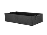 2pcs Fabric Raised Garden Bed with Handle Breathable 100 X 60 X 20cm Rectangle Plant Grow Bag for V1294-YM0901-201201YF5737