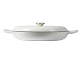TOQUE 3.5L Enamel Dutch Oven Pan in White Colour KT0181-3.5L-WH_NZ