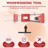 Automatic drill guide woodworking drill locator precision hole drill punch locator automatic V1366-AZ2-W-14382