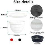 Silicone Bowl Liner for 4.55-Quart Stand Mixer Food-Grade, Collapsible, Non-Stick Replacement V1107-CS-THWNDS
