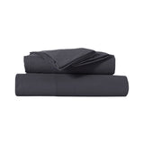 Kingtex Ultra-Soft Micro Flannel Sheet Set 40 cm Wall Charcoal Single V442-KIT-SHEETS-MF2023-CHARCOAL-SB