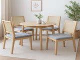 Levede 4X Cane Dining Chair Rattan Armless Seat CH1141-2-NTX2