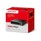 Mercusys MS105GS 5-Port Gigabit Desktop Switch, 510/100/1000 MbpsRJ45 port Supporting Auto-MDI/MDIX V1202-V2-NWMS-MS105GS