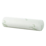 Memory Foam Neck Roll Pillow with Bamboo Cover, Cervical Support Bolster Cushion V1188-MS-617-014