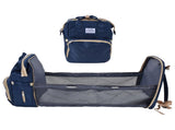 Backpack Multifunctional Foldable Large Capacity Baby Diaper Storage Bag for TravelDark Blue V1294-YM0523-3117210159813