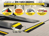 Cable Protector 18000lbs Single Channel Rubber Cable Hose Protector 4 Pack Cable Hose Protector V952-4JTDCGXB000000001V0