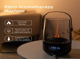 Creative Retro Flame Essential Oil Diffuser - Portable Humidifier for Office, Bedroom & Camping V888-ELOSUNG28278