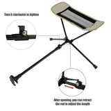 Portable Folding Chair Footrest Khaki V728-OBA1005006105111390