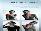 Electric Neck & Shoulder Massage Pillow, Portable Cervical Massager With Kneading, EMS Pulse & Heat V1221-XM-LB3135-GM129