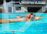 Upgrade Pool Fountain - Dual Spray Water Fountains for Above Ground/Inground Pools, 2-in-1 V1107-125-05519