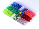 Fishing Jigs Mega Box with Jig Heads and Tools, MultiColor V1237-ZY-506-0181