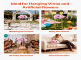 Wedding Flower Stand, 10PCS 60cm Column Flower Stand, Floral Stands with Acrylic Laminate, Hexagonal V952-HLHJLFT10J60YUXKY001V0