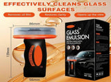 2PCS Glass Cleaner, 3.38Oz Roll-On Glass Compound with Cleaning Board, Removes Oil Film & Smudges to V1192-AZ-W-17720