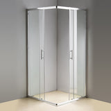 800 x 800mm Sliding Door Nano Safety Glass Shower Screen By Della Francesca V63-829261