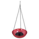 Hanging Solar Bird Bath Fountain Set 9.3in Diameter Bird Bath Bowl with Solar Powered Pump for V1294-YM0901-3111240295211