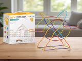 DIY Flexible Straw Building Blocks for Kids Ages 3-6, Creative Educational Construction Toy Set with V1341-ZY-WNQ3NT35-723PCS