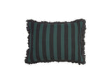 KAAT Amsterdam Viggo Green Stripe Square Filled Cushion 45cm x 45cm V442-HIN-CUSHION-AMSTERDAMVIGGO-GREEN-SQ