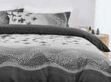 Grey Stripe Aveline Elegance Quilt / Doona / Duvet Cover set V745-AQ081952Q3