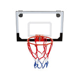 Indoor Mini Basketball Hoop Set Door Mounted Backboard Kit with Ring & Ball V63-954191