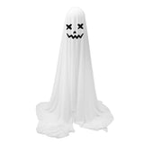 White Cloth Ghost Decor Adjustable Height Cute Unique Lighted Fabric Ghost with String Light for V1294-YM0901-3115240057911