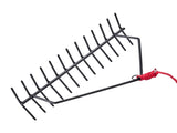 24 in Aquatic Weed Rake, 8.7 in Double Sided Lake Weed Rake, Pond Weeds Cutter with 30ft Rope, Tie V952-SCPSSKPX30FTNC6UBV0