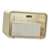 Tissue Box Cover Wall Mounted 2 in 1 Waterproof Tissue Holder Dispenser Box Cover for Bathroom V1294-YM0706-3112230049611