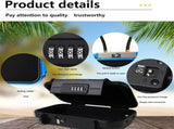 Cash with Removable Chain Safe No Keys Office Combination Code Beach Sealing Rubber Strip Travel V1192-AZ-W-11236