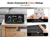 Weather Station Indoor Outdoor, Large Color Display, Wireless Digital Home Weather Station, with V952-SNQXZWX75VAAAAQ08V3