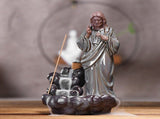 Ceramic Incense Holder Censer Smoke Backflow Incense Burner Decor Ornament V1294-YM0901-JY24724-01