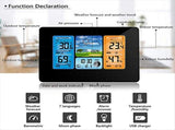 Wireless Weather Station Indoor and Outdoor Thermometer, Forecast Station Temperature and Humidity V1370-AZ4-10241