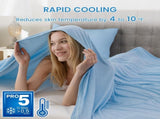 Cooling Blanket for Hot Sleepers Twin Size, Cold Blanket for Couch Bed Sofa, Lightweight Breathable V1192-AZ-W-0183