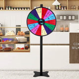 24 inch Spinning Prize Wheel, 14 Slots Spinning Wheel, Roulette Wheel with a Dry Erase and 2 V952-CJZLJP24YCLDOLAIQV0