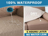 Sofa Cover, 100% Waterproof Slipcover Furniture Protector, Washable Couch Cover with Non-Skid V1259-DP01-A-4449