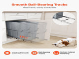 Pullout Trash Can for Kitchen Cabinets, Garbage Waste Recycling Bin, Under Mount Waste Container, V952-CFLJTDTDTHSWA5O0YV0
