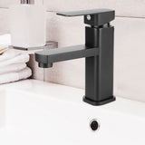 Basin Faucet Single Hole Sink Cold Hot Mixer Water Tap Waterfall Modern Faucets V1294-YM0901-JY17353