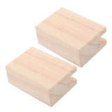 6 pcs Wood Risers Bed Risers Heavy Duty Furniture Lifter Table Sofa Legs Heightening Pads V1192-AZ-W-21139
