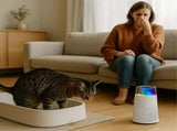 Mini Air Purifier with HEPA Filter for Small Spaces, White V1263-JX-4761