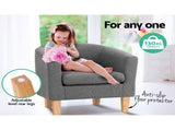 Artiss Armchair Tub Chair Grey Abby UPHO-B-TUB02-GY