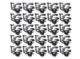 25PCS T Post Insulators Electric Fence Pinlock Insulator Wire Holding Clips for Farm and Garden V1294-YM0901-3111240311811