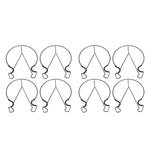 8pcs Railing Plant Pot Holder Iron Rack Floating Garden Flower Pot Stand Baskets Shelf for Outdoor V1294-YM0901-3111240144211