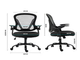 FORTIA Ergonomic Office Desk Chair, Coolmesh Fabric, Adjustable Recline, Black Mesh/Black Frame V219-OFFOCRFOE5KA