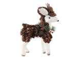 Xmas Deer Exquisite Cute Desktop Holiday Simulation Elk Figurine for Show Window V1294-YM0901-241008HL01-3