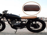 Universal Brown Motorcycle Rear Seat Cushion, PU , Wear-Resistant, Comfortable and Easy to Install V1192-AZ-W-30517