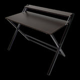 Folding Desk with Shelf Computer Laptop PC Table Side Home Office Furniture V63-835791