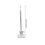 Stainless Steel Car Cup Holder Flagpole Mount, Windproof and Stable Design for Vehicle Use V1370-AZ4-11822