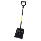 Snow Shovel Heavy Duty Snow Removal Winter Tool with D Grip Handle Aluminum Strip for Driveway Home V1294-YM0901-3111250126711